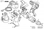 Bosch 0 603 944 564 Psr 1200 Screwdriver 12 V / Eu Spare Parts
